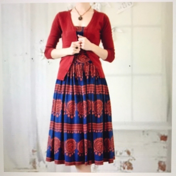 Anthropologie Dresses & Skirts - ANTHRO Girls from Savoy Oxidized Medallion Dress